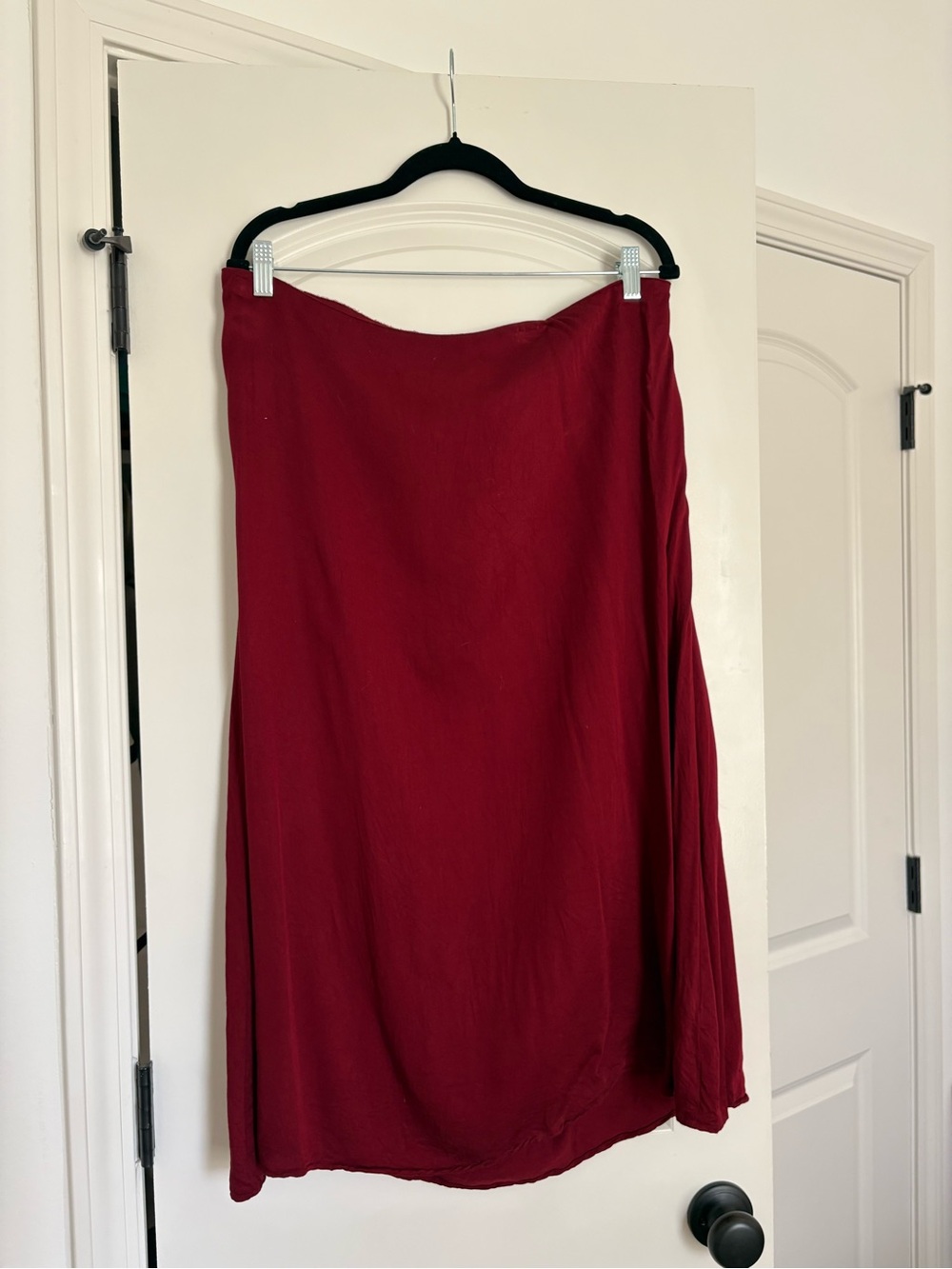Time and Tru Burgundy Maxi Skirt